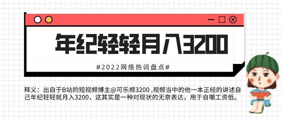 网络热词有哪些？2022网络热词Top30大盘点！